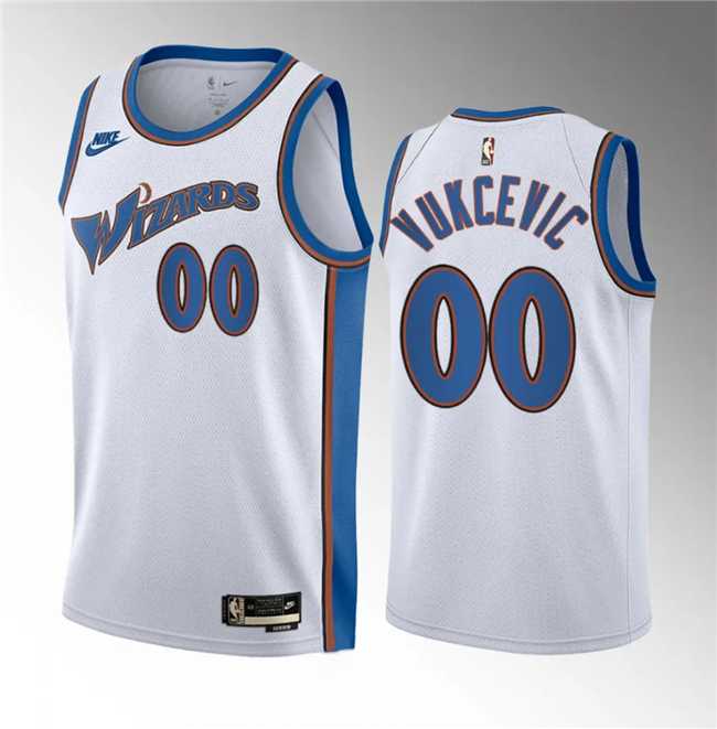 Men's Washington Wizards #00 Tristan Vukcevic White 2023 Draft Classic Edition Stitched Jersey Dzhi ,We sell and wholesale Men's Washington Wizards #00 Tristan Vukcevic White 2023 Draft Classic Edition Stitched Jersey Dzhi  on line form chian!